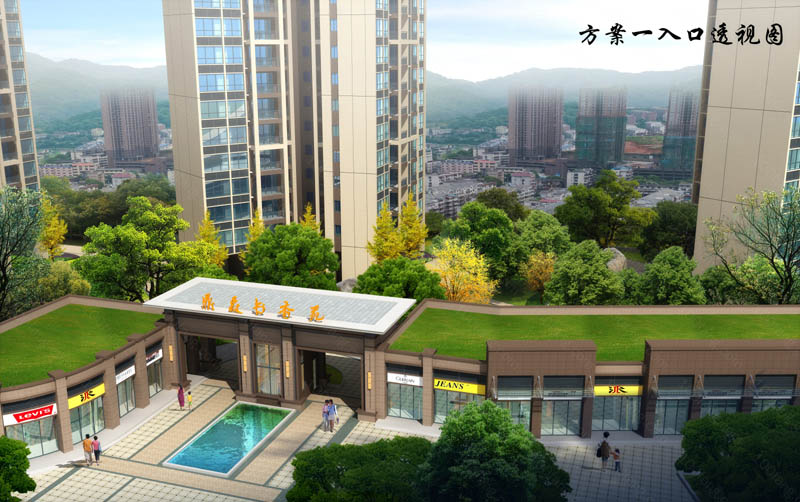 北湖区鼎森书香苑效果图