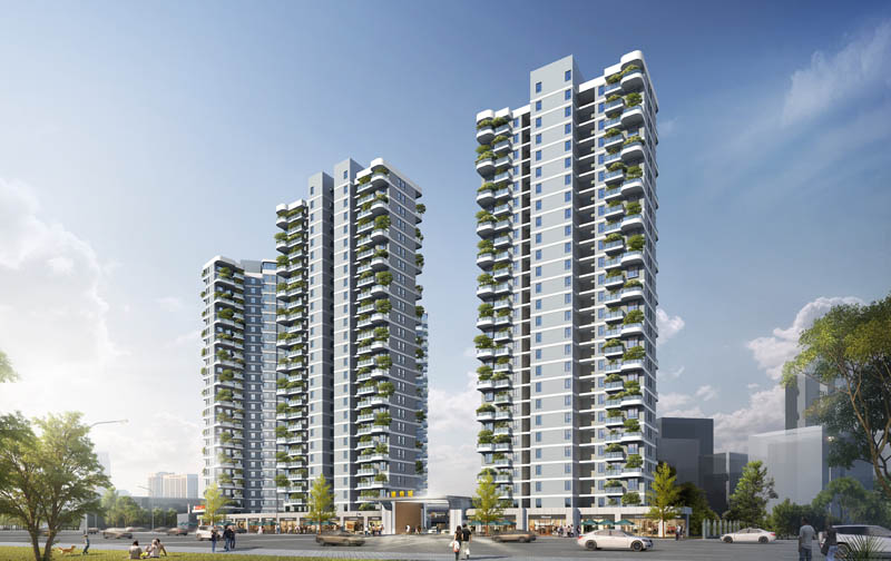 桃江县锦绣城二期实景图