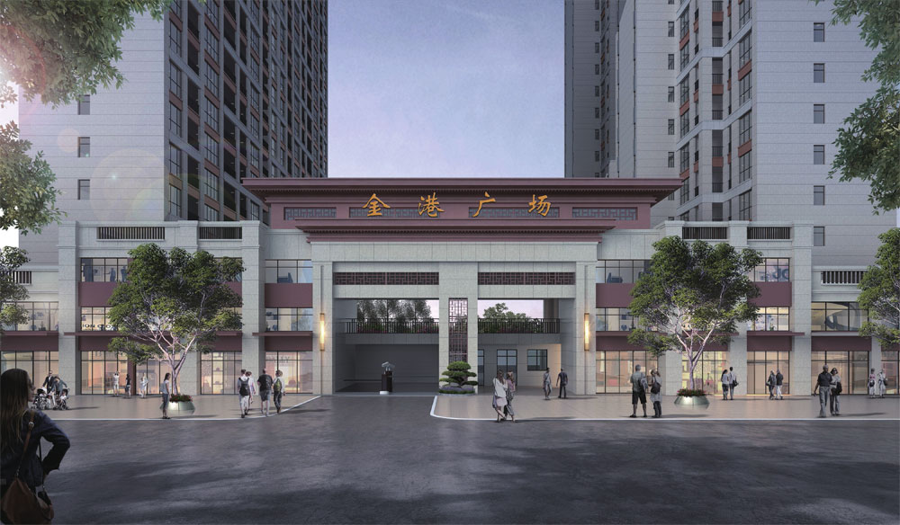 石门县金港广场配套图