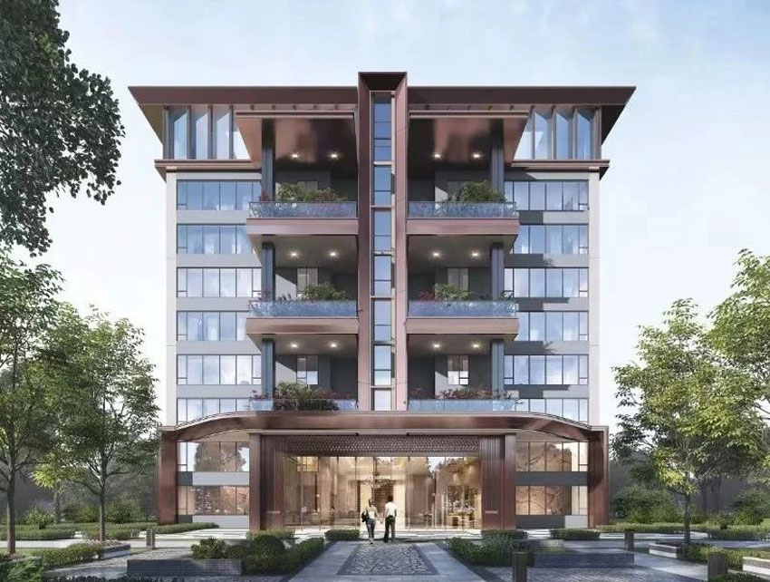 岳阳楼区天伦东湖院效果图