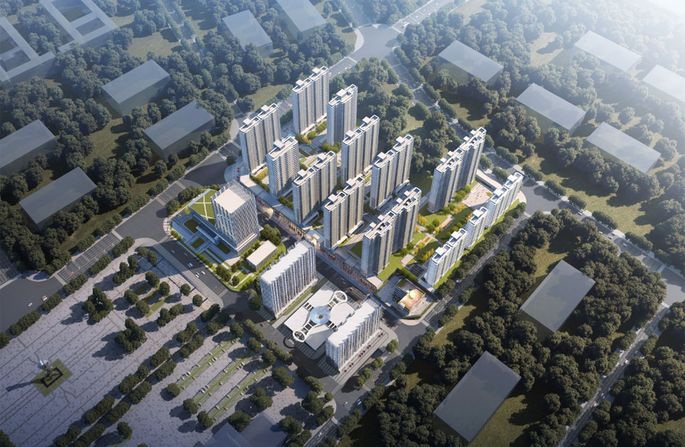 祁东县万昌玖樾城实景图