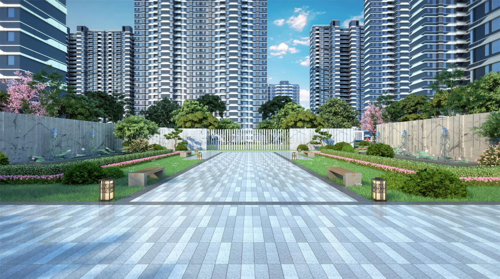 祁东县万昌玖樾城效果图