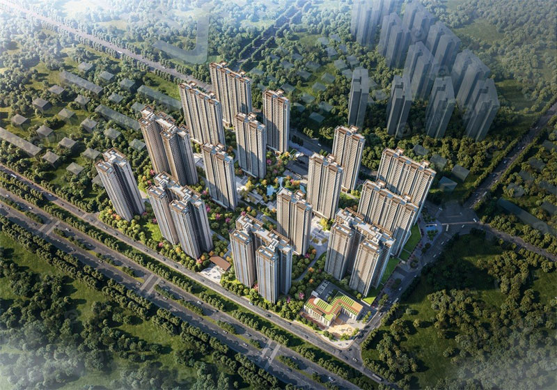 北湖区鑫汇正和圆实景图