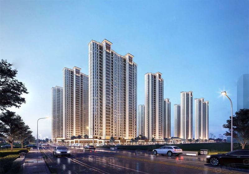 北湖区鑫汇正和圆效果图