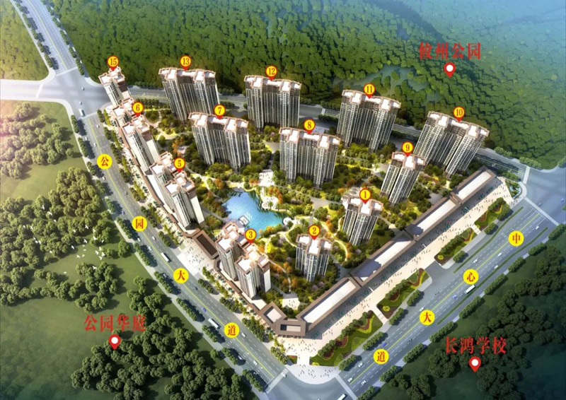 攸县公园悦府效果图