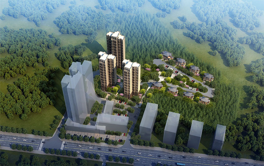 株洲市金路花园高城苑效果图