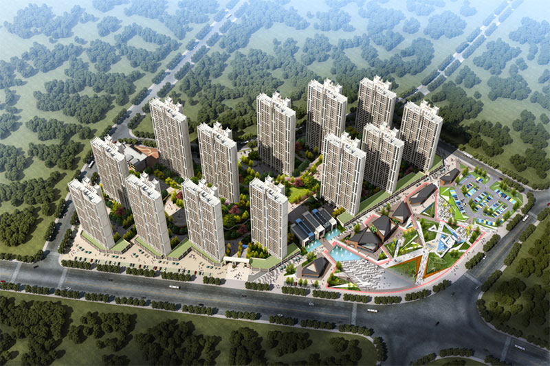 醴陵市嘉福城效果图