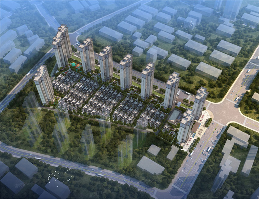 醴陵市建宸大院效果图