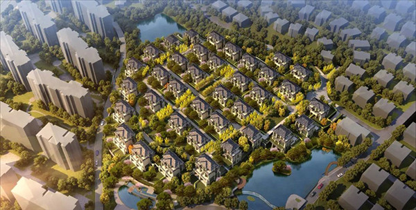 醴陵市旗滨公园里效果图