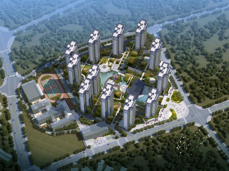 醴陵市桃李江南效果图