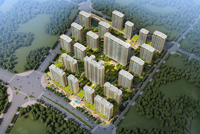 醴陵市国盛悦澜湾效果图