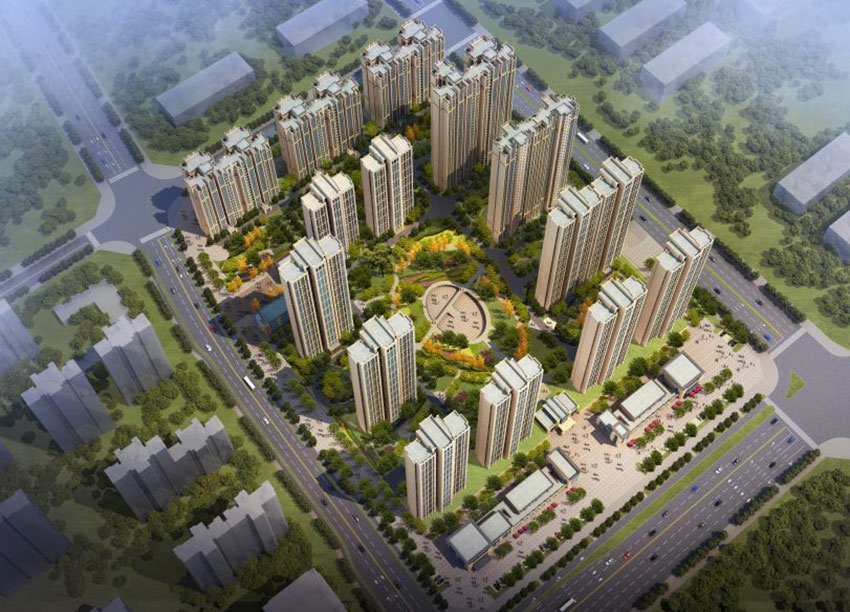 株洲市泰山国际效果图