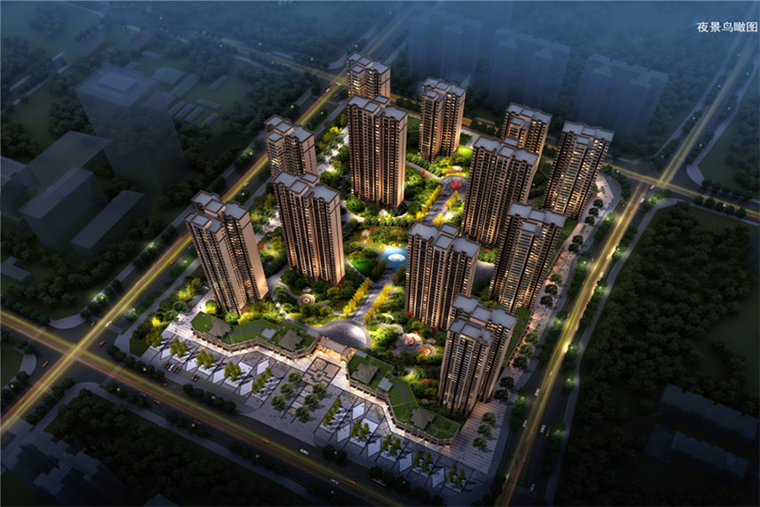 株洲市中建玥熙台效果图