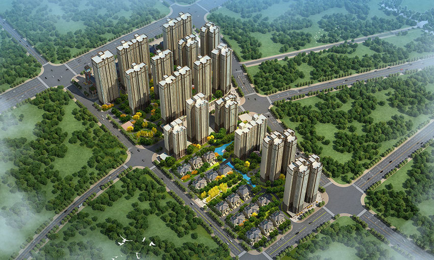 株洲市山水豪庭效果图