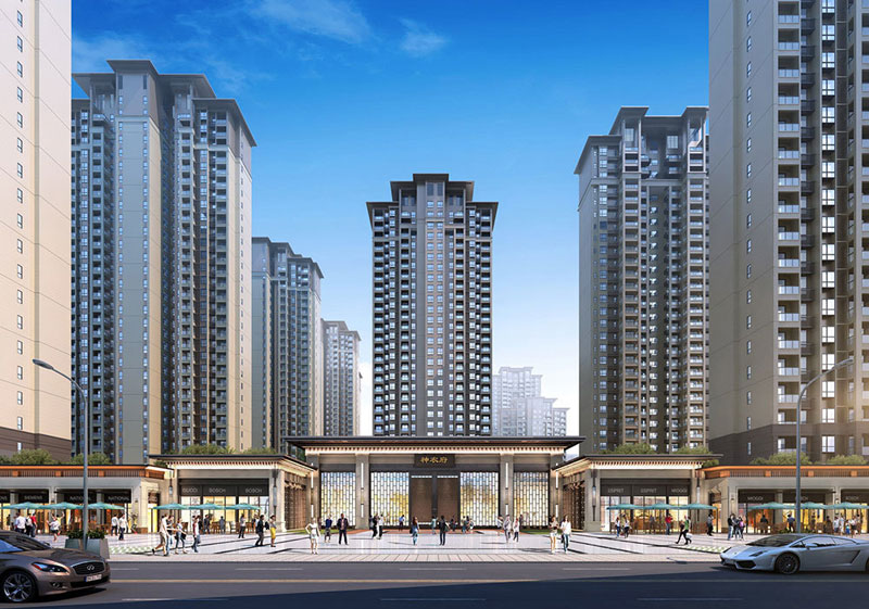 株洲市神农府效果图