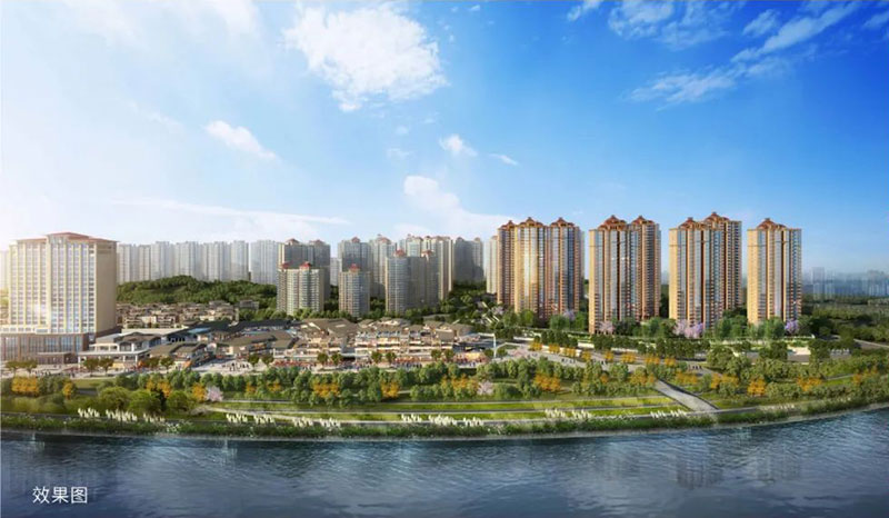 株洲市湘水湾效果图