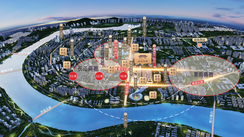 株洲市建发央著配套图