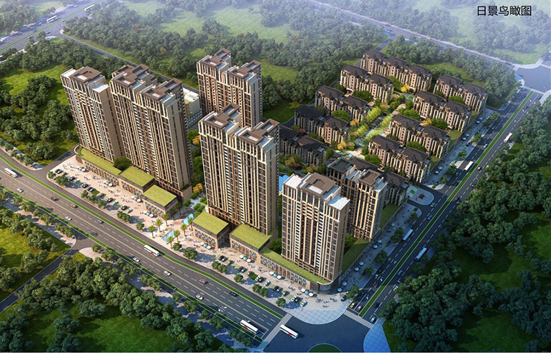 株洲市玫瑰园效果图