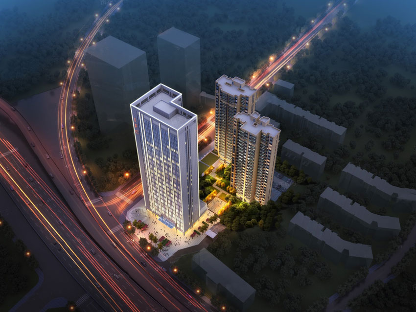 株洲市亿都晴天效果图