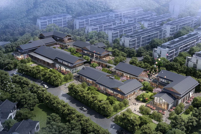 株洲市绿城云栖桃源实景图