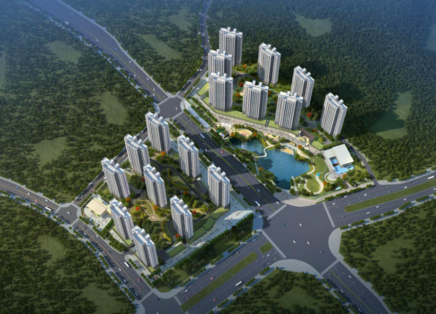 株洲市长房君悦公馆效果图