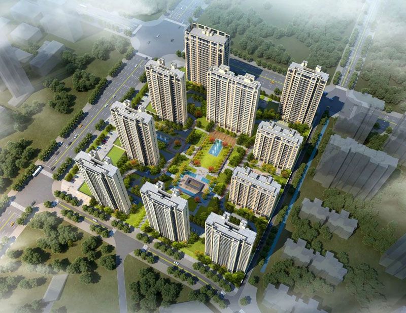 株洲市城发翰林府效果图