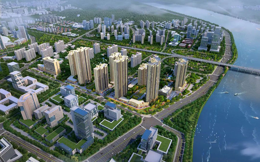 株洲市旭辉湘江汇实景图