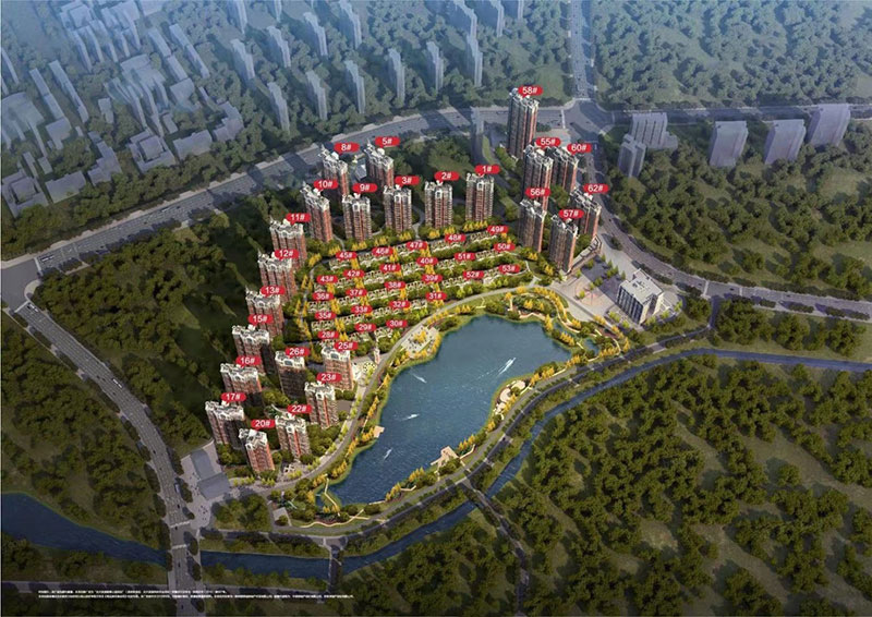 株洲市北大资源翡翠公园效果图