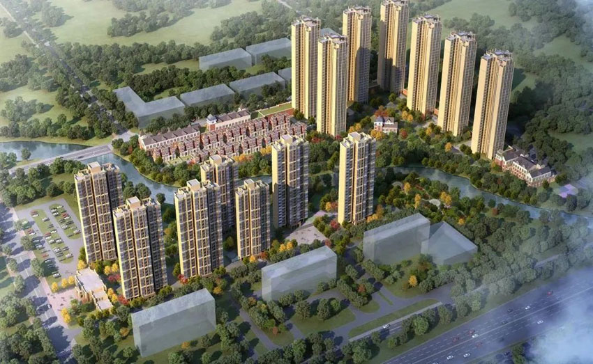 株洲市枫溪学府效果图