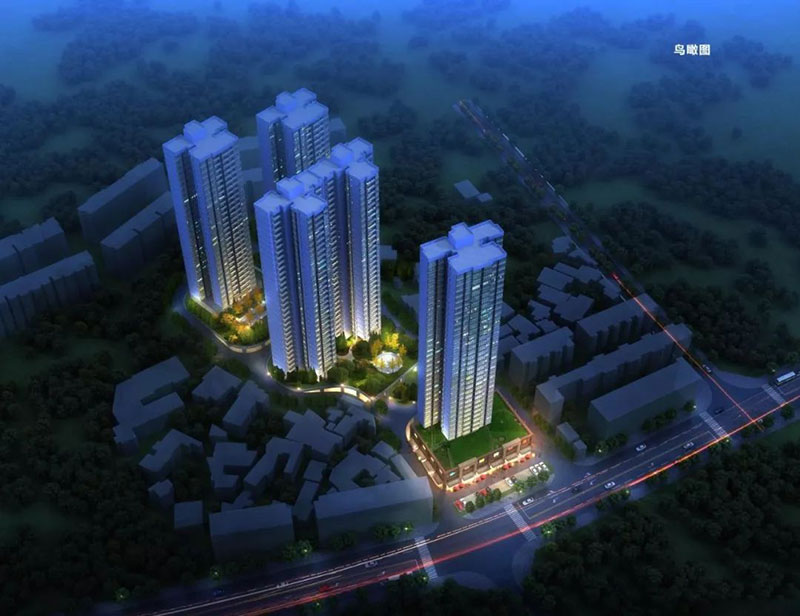 株洲市宝江南城首座效果图