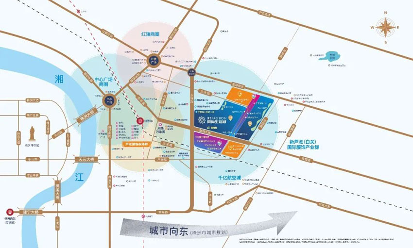 株洲市锦湘悦区位图