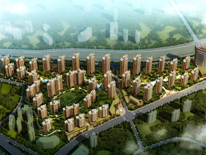 株洲市荷塘观邸效果图