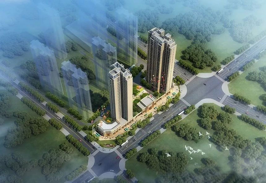 株洲市水竹佳苑效果图