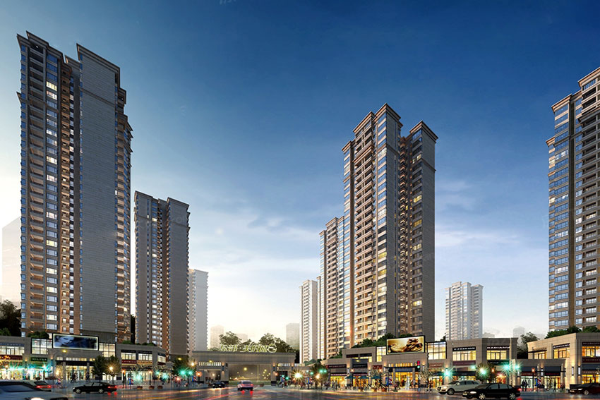 株洲市东部美的城公园里配套图