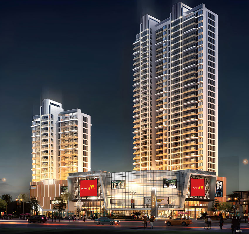 湘阴县东湖中央广场配套图