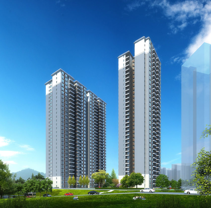 株洲市仙岭居效果图