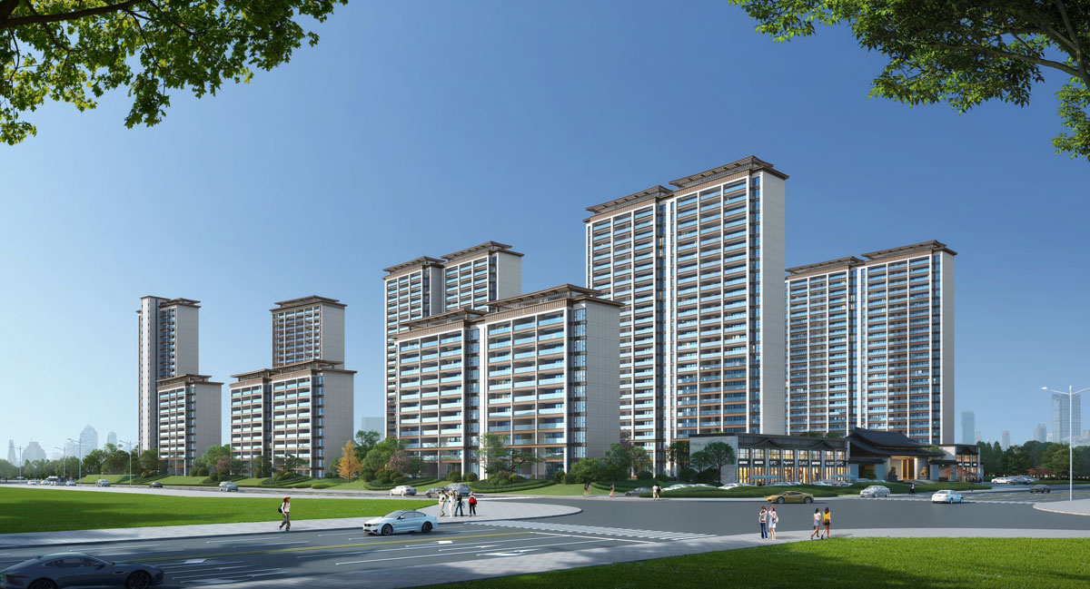 蒸湘区拓兴臻玺湾效果图