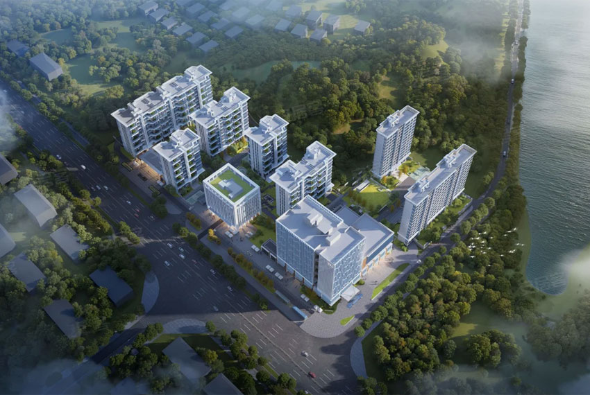 岳阳楼区南湖院实景图