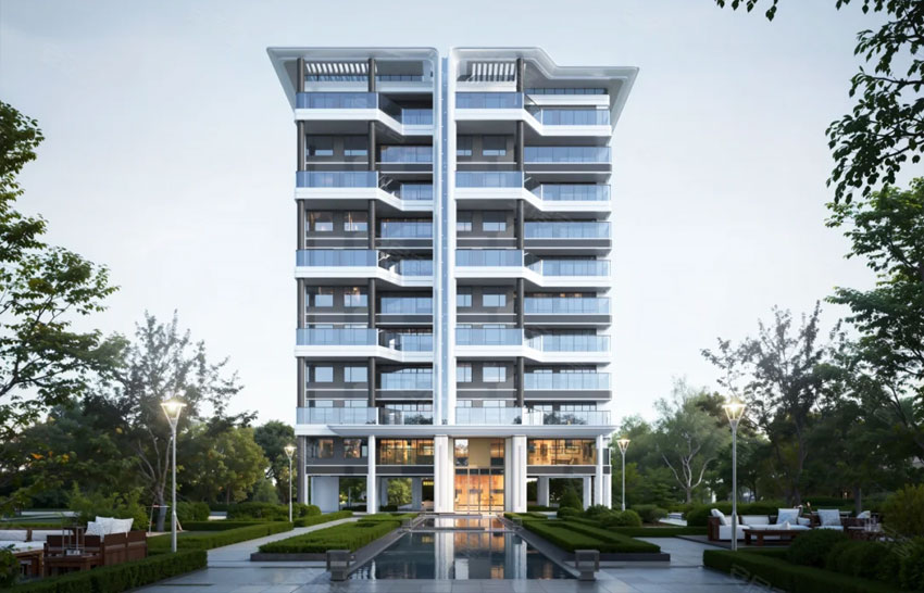 岳阳楼区南湖院配套图